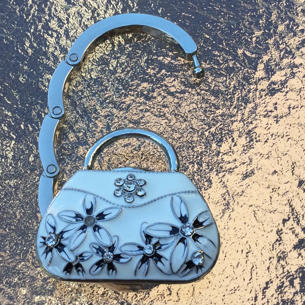 Handbag hook hanger space saver bars restaurants - Picture 5 of 9